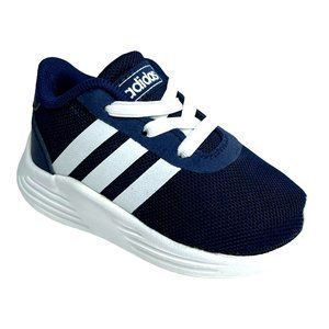 Adidas Lite Racer Baby Boys Sneakers Size 4K Blue Lightweight & Comfortable Shoe